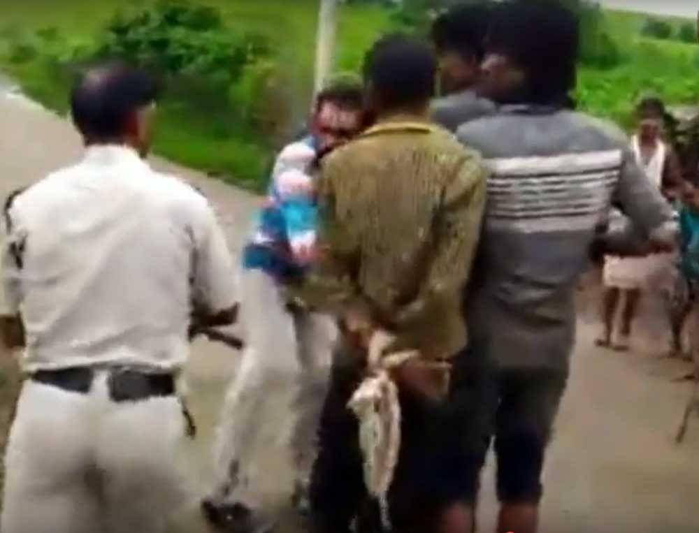 After a video of the incident, which reportedly took place last week, went viral on social media, police registered separate cases against the assailants as well as the alleged cow smugglers.
