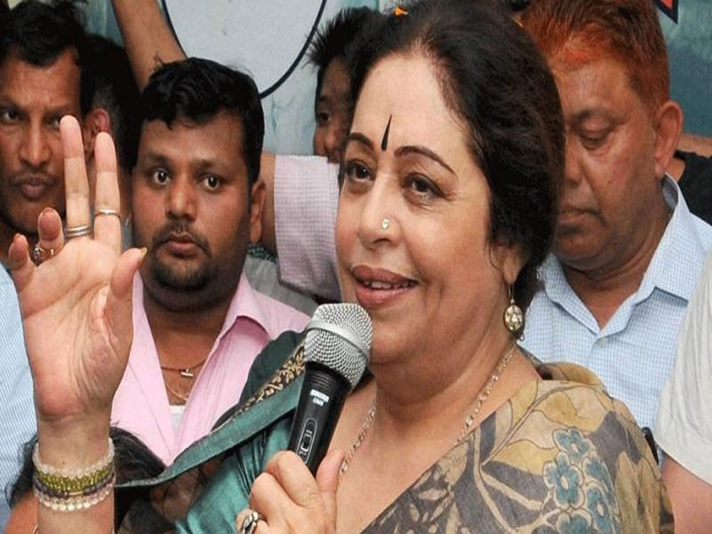 'Incident with the young girl from Chandigarh is unfortunate & shouldn't happen to anyone. We must also NOT play politics with a woman's dignity,' BJP MP from Chandigarh Kirron Kher had tweeted. PTI file photo