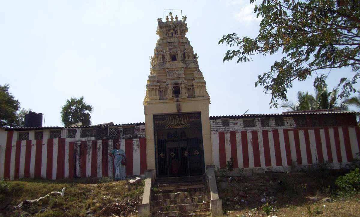 Ancient A view of Nadi Narasimha Swamy Temple near Channapatna.  PHOTO BY AUTHOR