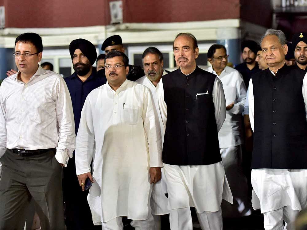 The Congress soon followed up with its own high-powered delegation comprising Chidambaram, Sharma, Ghulam Nabi Azad and Oscar Fernandes. AP, PTI Photo