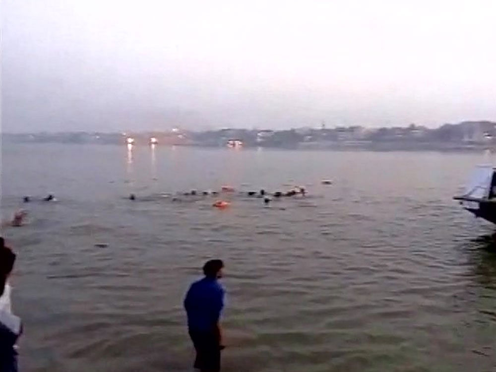 Out of 16 people six swam out of the river whereas five others were rescued by the police. ANI Image for Representation