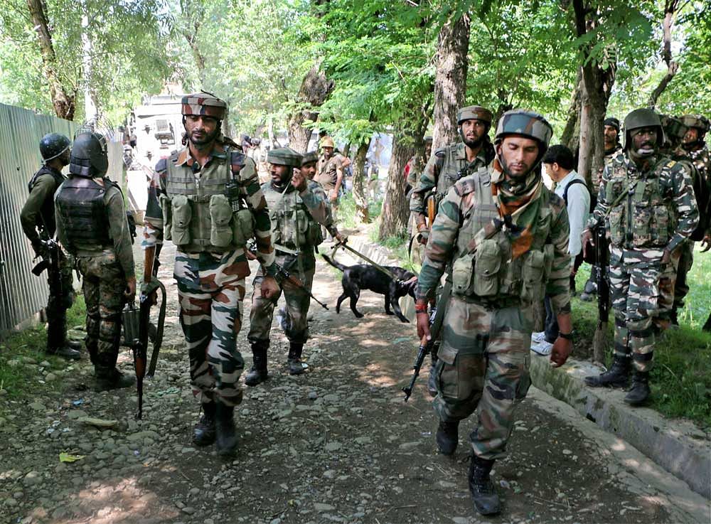 The slain militants have been identified as Zahid Ahmed Bhat from NawdalTral, Ishfaq Ahmed from Batgund Tral and Ashraf Dar from Trich, Pulwama. pti file photo