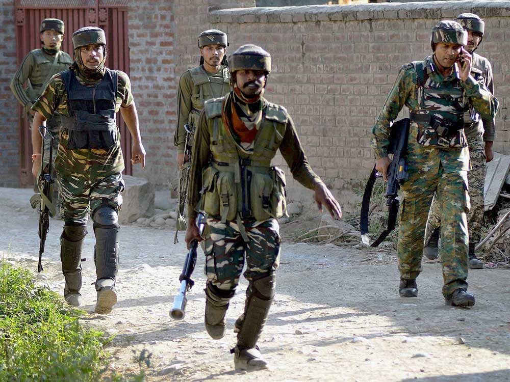 Reports said the militants threw a grenade on the CRPF party in Magam, 25 km from here, this afternoon which exploded with a big bang.  Three CRPF and one police personnel sustained splinter injuries in the attack and all of them were removed to the hospital. PTI file photo