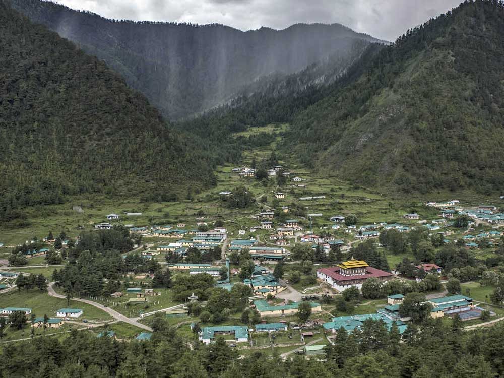 India's military headquarters in Haa, Bhutan, near a border area claimed by both India and China. nyt