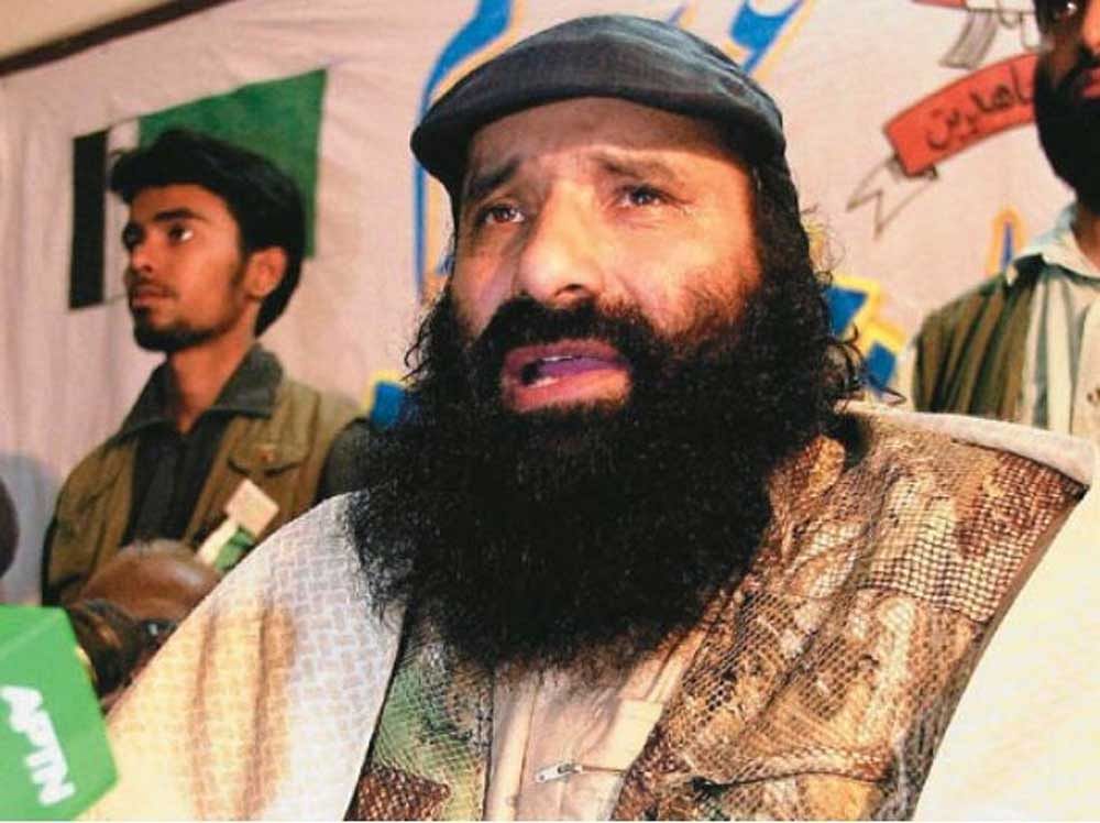 Syed Salahuddin is the current chief of the now-declared terrorist organisation. twitter photo.