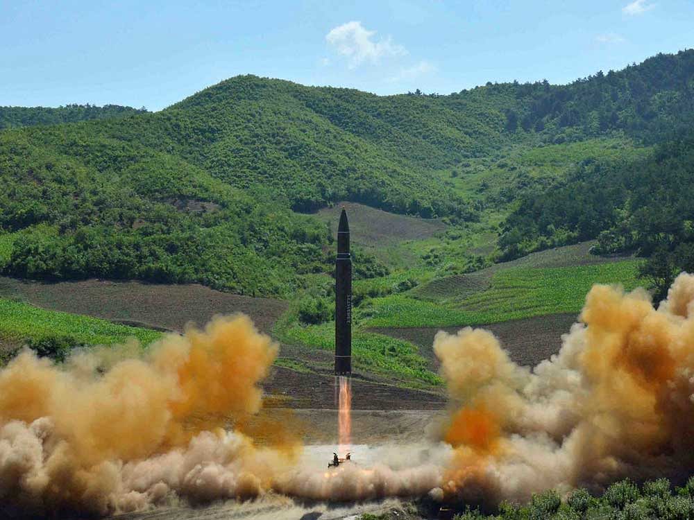 The flight path of the North Korean missile test would cross that part of the country. Representational Image