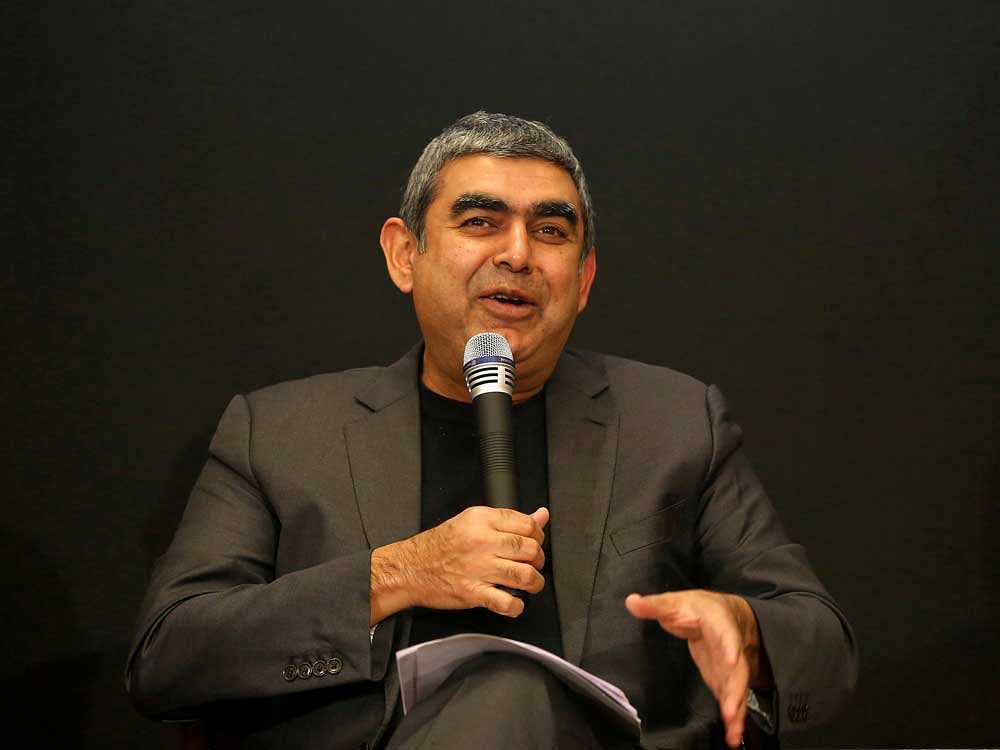 Vishal Sikka, the outgoing CEO and MD of Infosys. Reuters File Photo