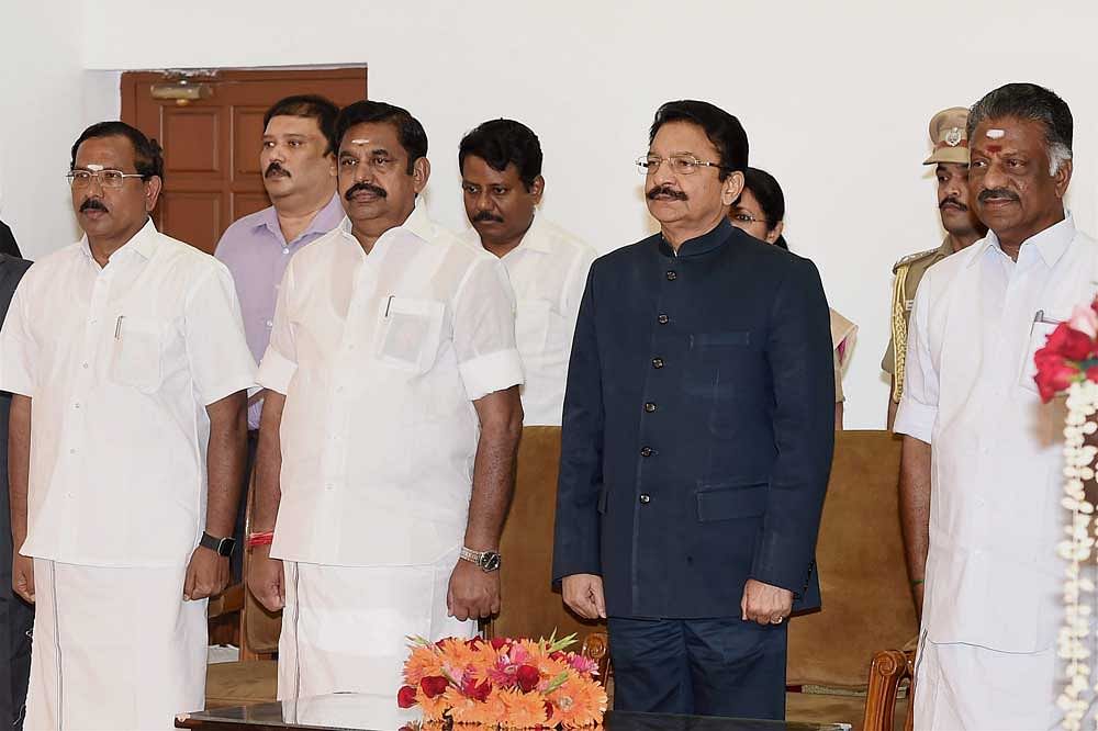 OPS (R) will be handling planning and legislative assembly in addition to his duties as Deputy CM of Tamil Nadu. PTI photo.