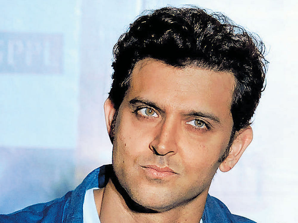 In picture: Bollywood superstar Hrithik Roshan. DH File Photo.