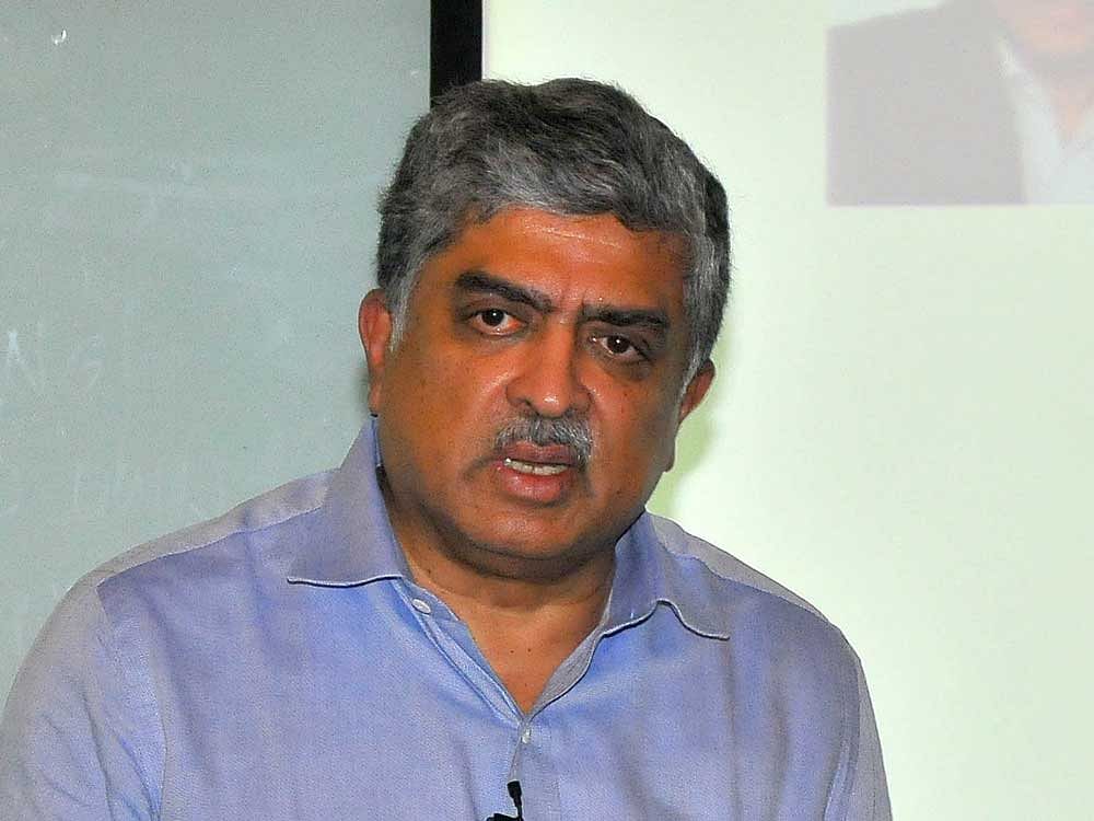 Nilekani was previously the Co-chairman, Infosys Technologies Limited, which he co-founded in 1981 along with N R Narayana Murthy, Kris Gopalakrishnan, and others. File Photo