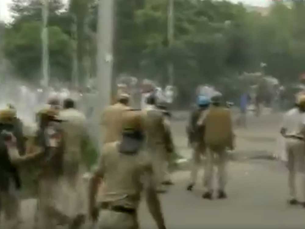 Barricades were put up at a distance of 3 kms from the Dera headquarters and the security personnel were equipped with tear gas shells and water cannons.