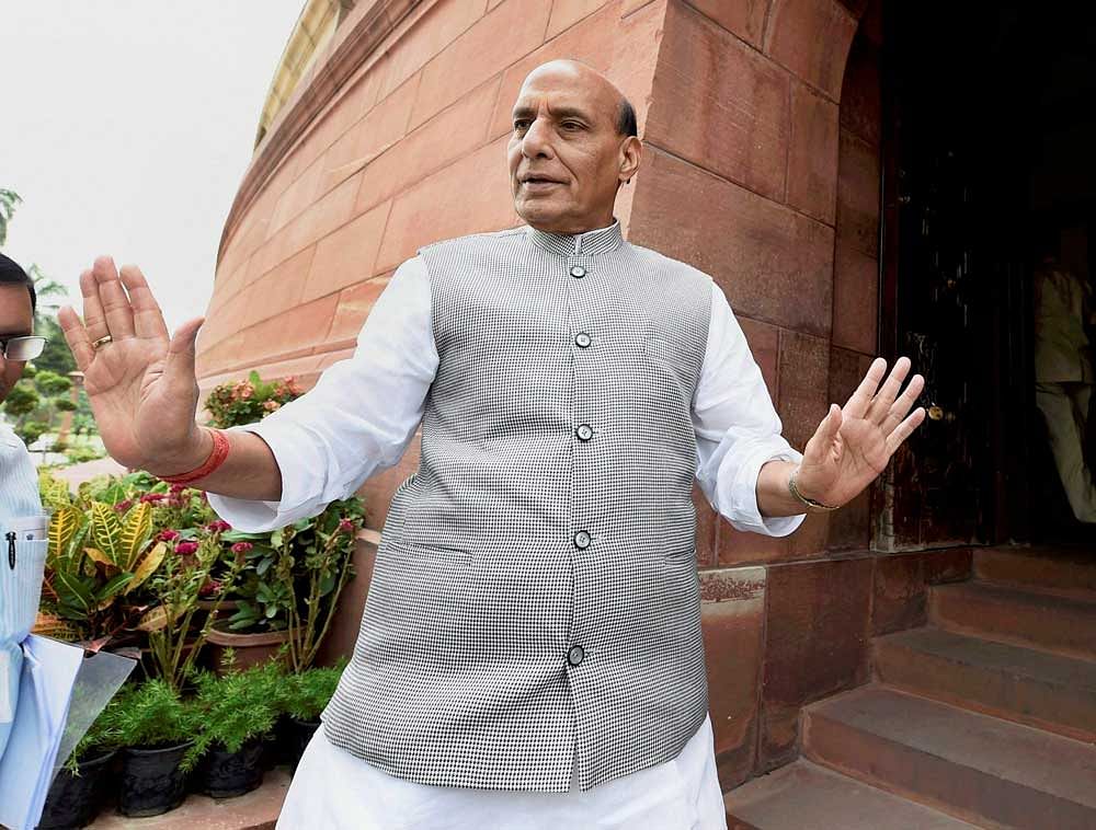 Singh also held a high-level meeting with top officials and reviewed the situation. In picture: Rajnath Singh. Photo credit: PTI. Representational Image.