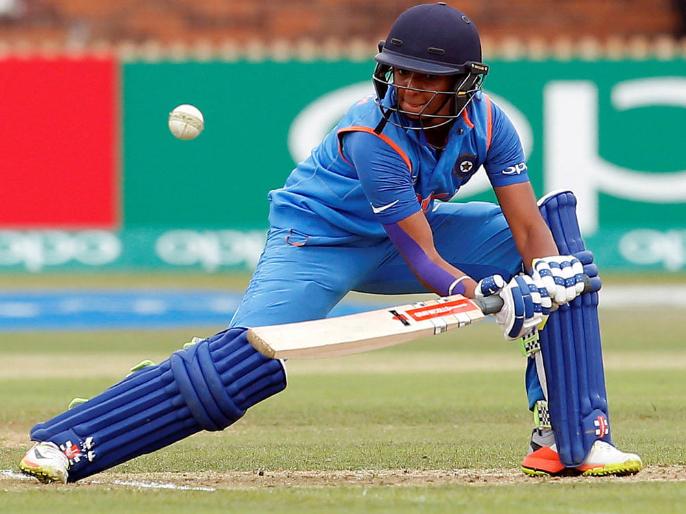 Harmanpreet Kaur hopes that there will be an increase in the number of international matches for the women's team. reuters file photo.