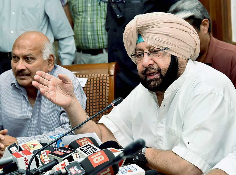 Amarinder Singh said that the sentence issued to Gurmeet Ram Rahim Singh was a judicial matter which everyone has to accept. PTI file photo.
