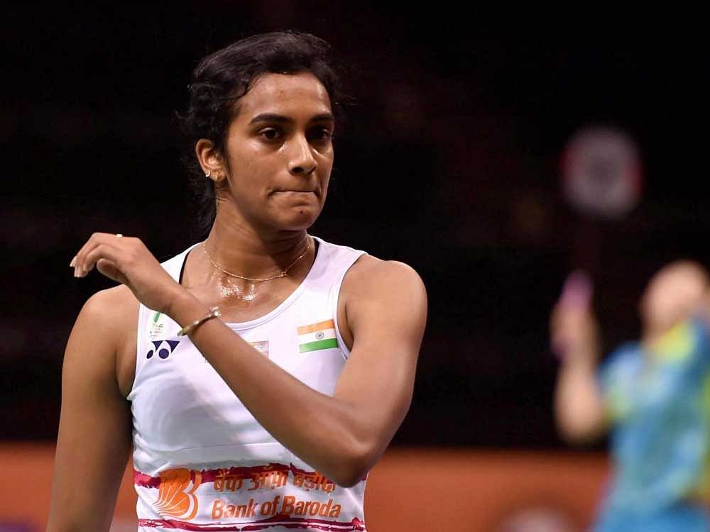 India's PV Sindhu lost a hard fought final against Japan's Nozomi Okuhara on Sunday. PTI.