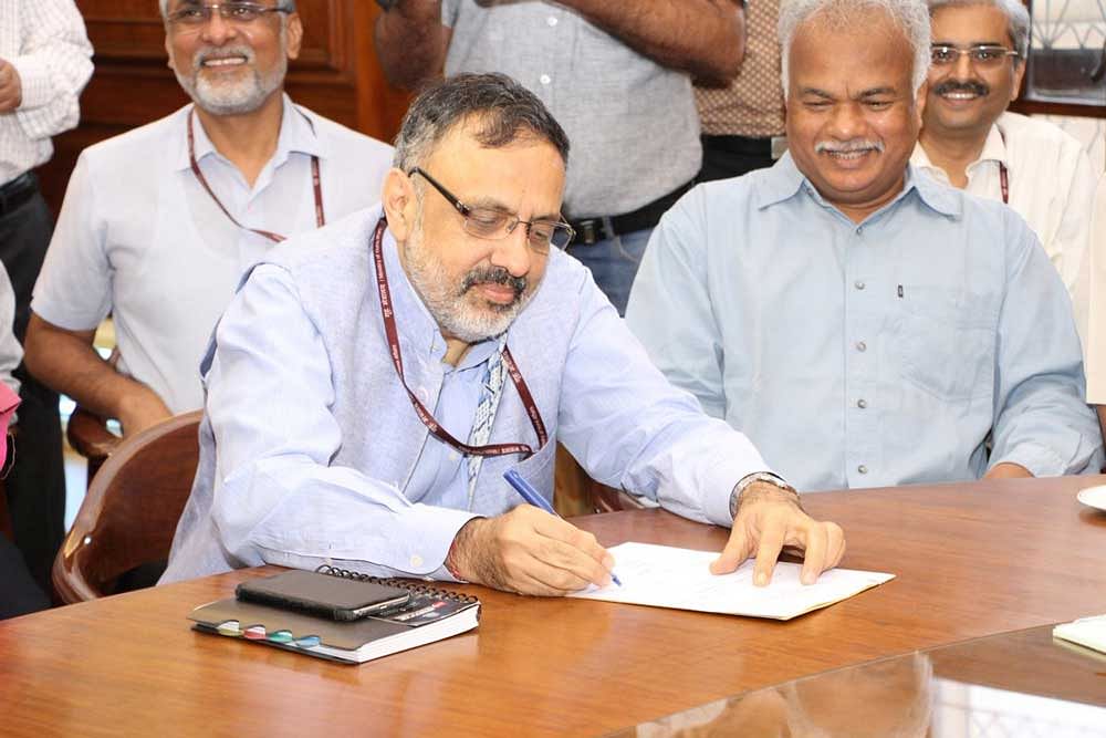 Rajiv Gauba taking over as Union Home Secretary. DH photo.