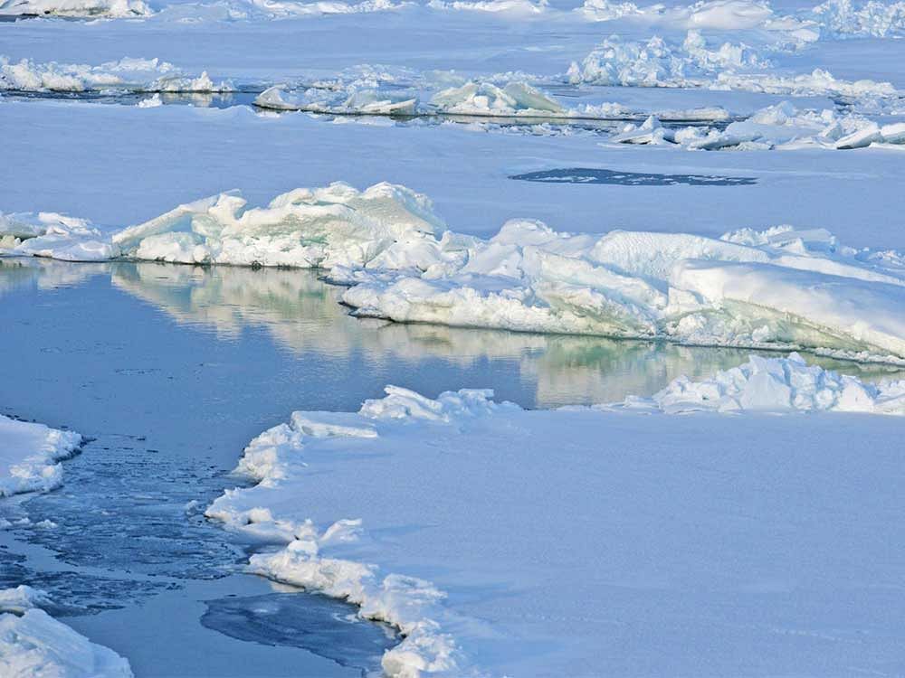 Arctic sea ice appeared to have reached its yearly lowest extent on September 13, the US space agency said. DH File Photo