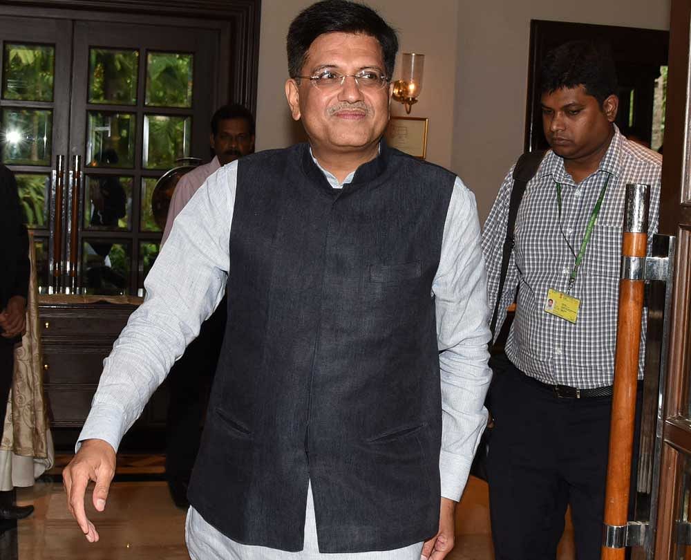 Piyush Goyal said that the government is relooking at ways to speed up electrification of tracks to help cut down on diesel usage. DH file photo.