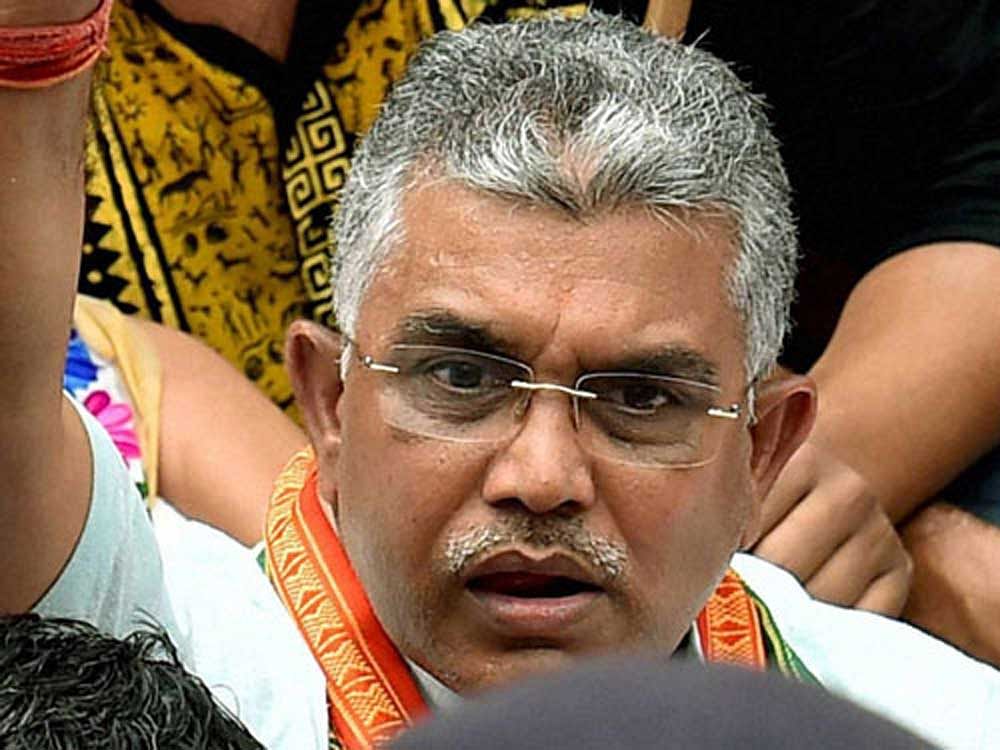 In picture: West Bengal BJP president Dilip Ghosh. Photo credit: PTI.