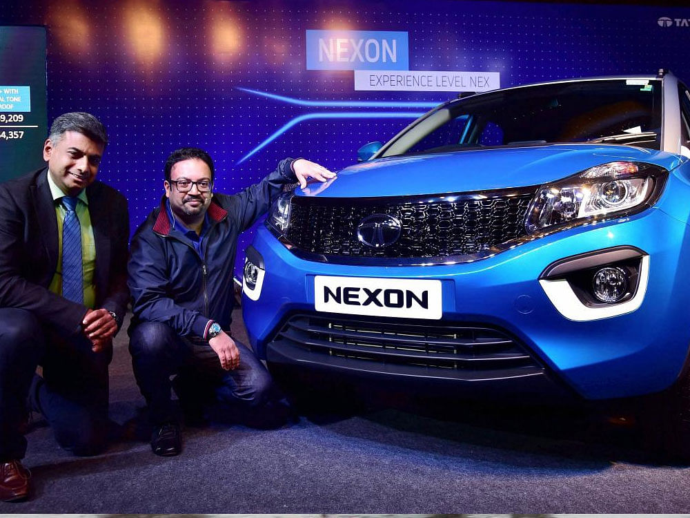 Launch of the Nexon in Bengaluru on Friday. DH Photo