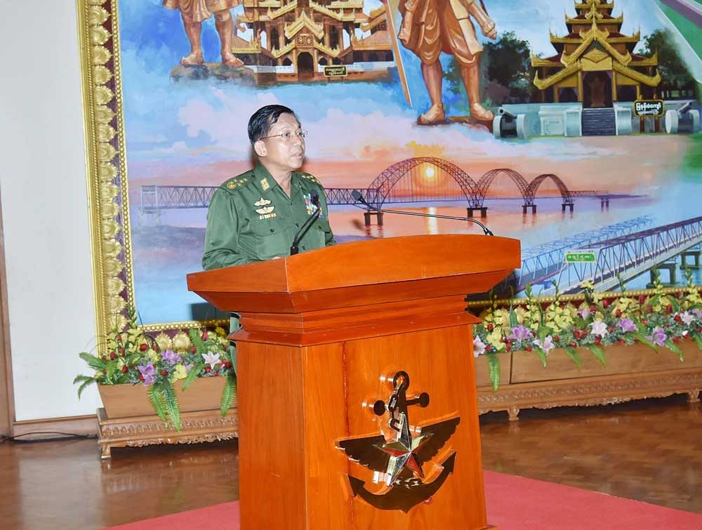 Min Aung Hlaing, Commander-in-Chief of Myanmar's military. Facebook photo.