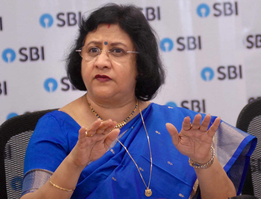 Arundhati Bhattacharya said that the telecom sector as a whole is under lots of stress, when asked whether the IUC reduction would cause the likes of Vodafone and Idea to feel even more heat from Jio. PTI file photo.