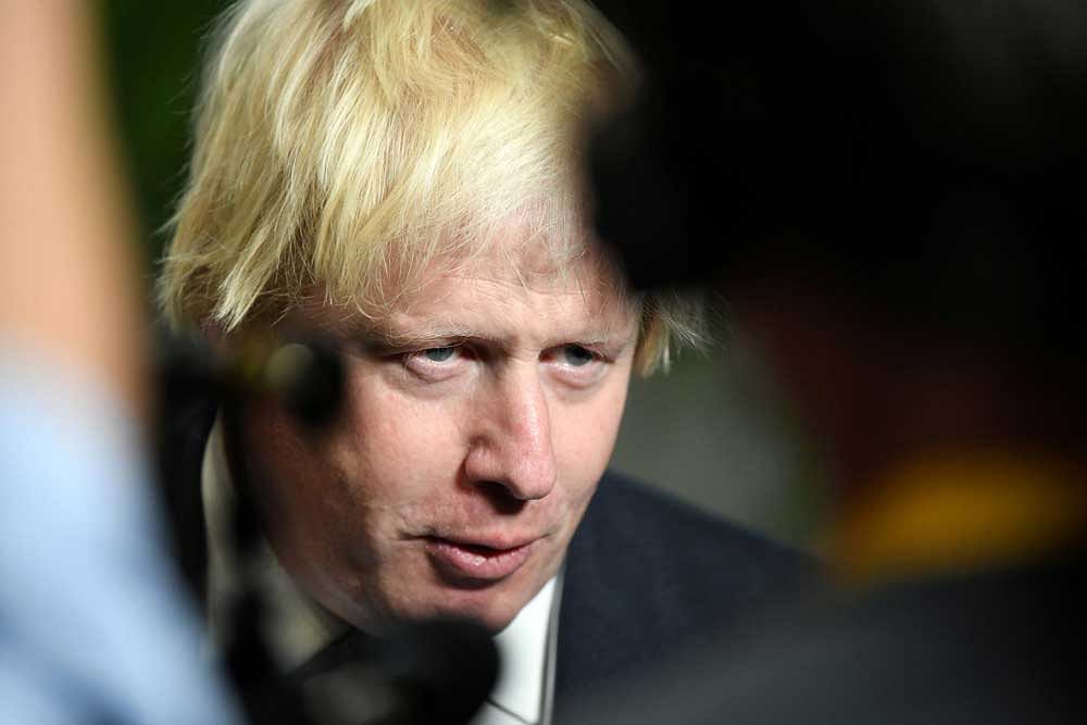 Some of Boris Johnson's colleagues have accused him of 'backseat driving' on the Brexit after his 4,300 word newspaper article. Reuters photo.