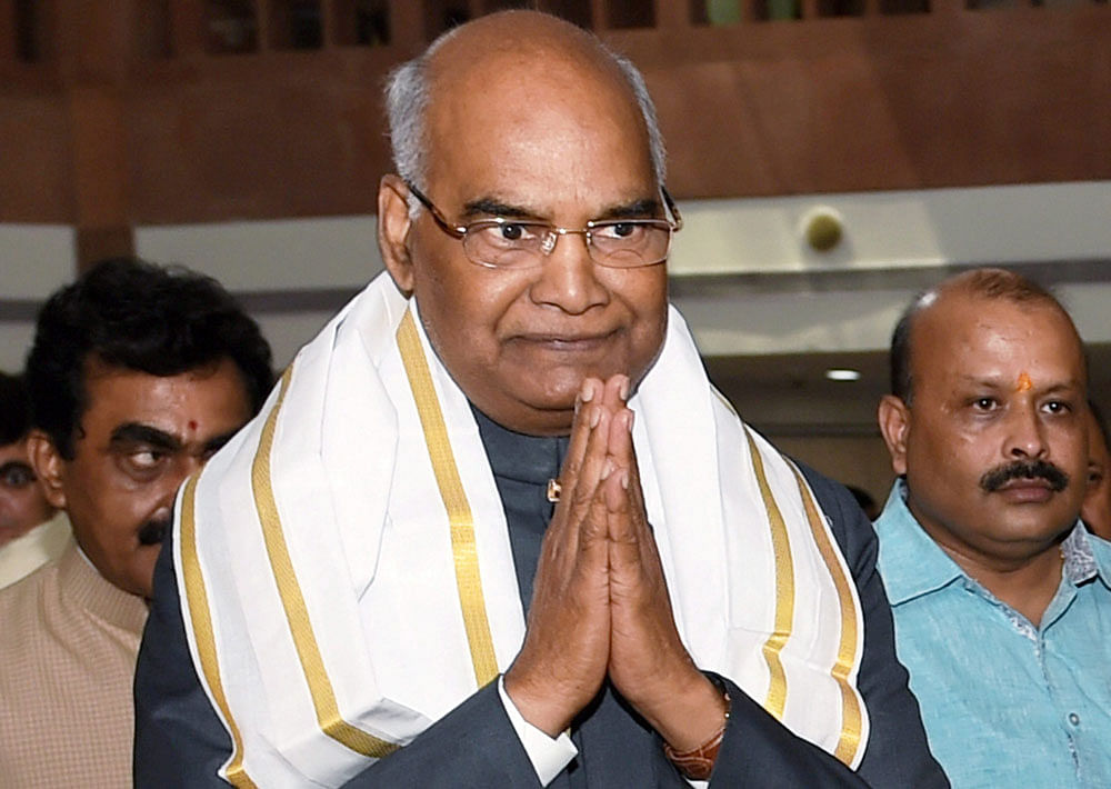 Kovind was elected as the 14th President of the country on July 20 this year. PTI flle photo.
