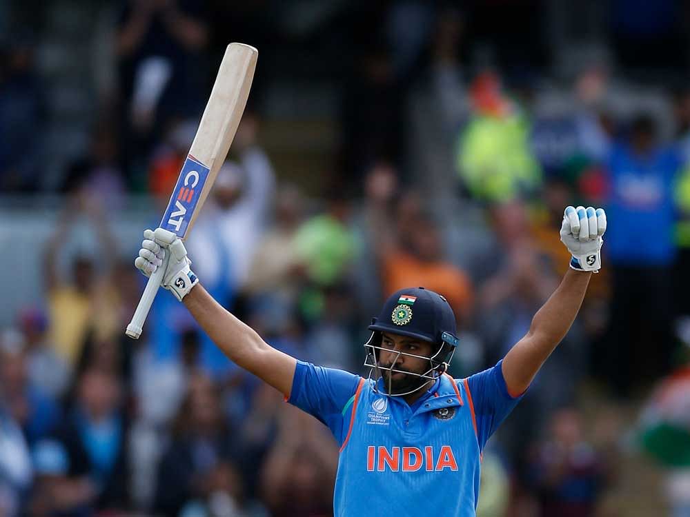 Rohit Sharma finally touched the top five in the ICC ODI rankings. Reuters file photo.