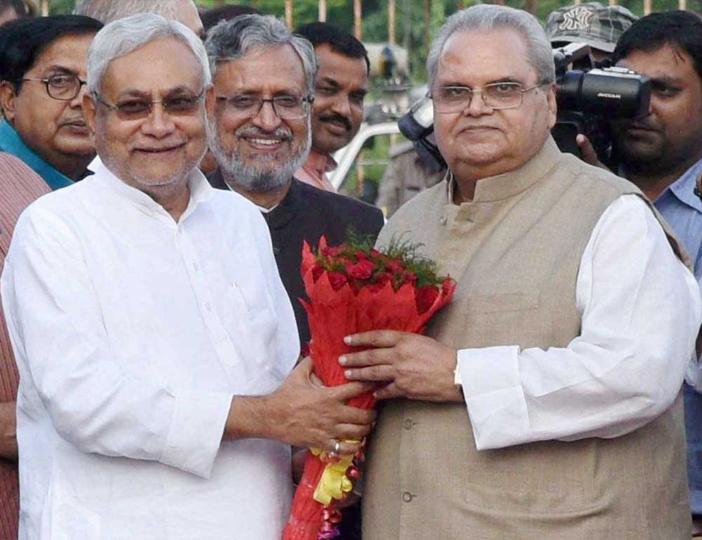 Malik was administered the oath of office by Chief Justice of the Patna High Court Justice Rajendra Menon, in presence of a host of dignitaries including Chief Minister Nitish Kumar, Deputy Chief Minister Sushil Kumar Modi and others. PTI file photo