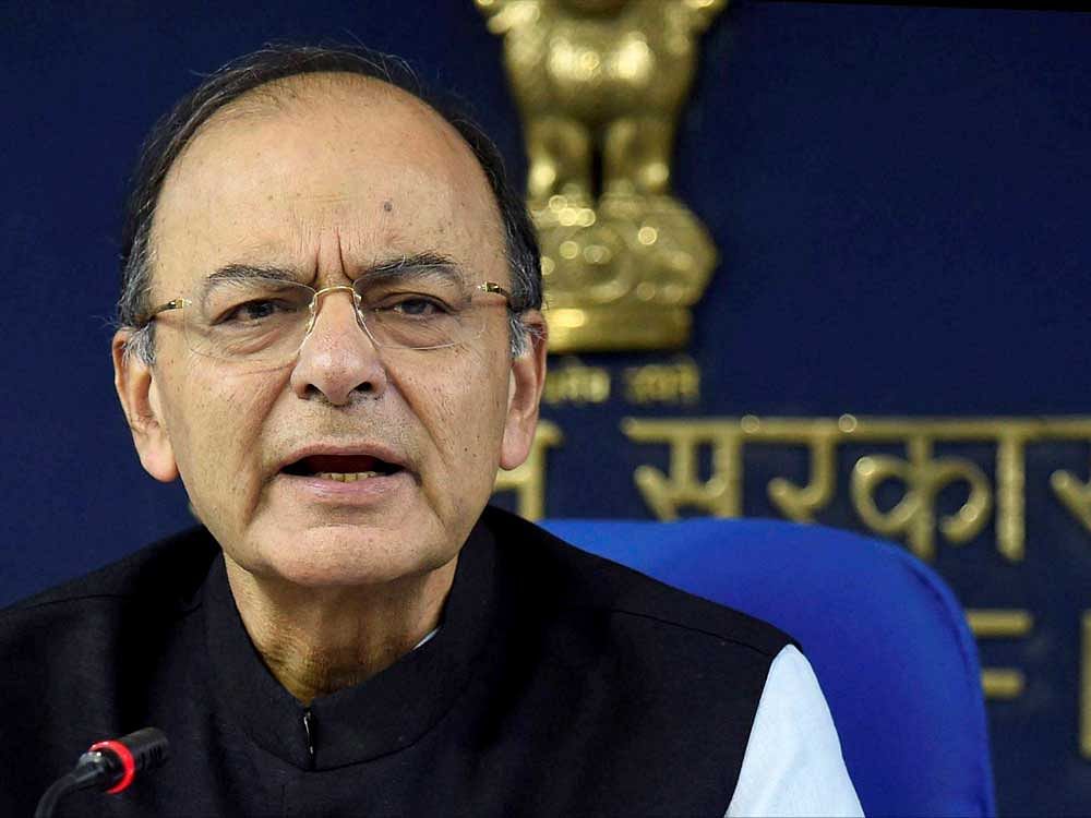 Finance Minister Arun Jaitley is expected to write to the state chief ministers to reduce sales tax or VAT, after his return from Dhaka early Thursday. PTI file photo