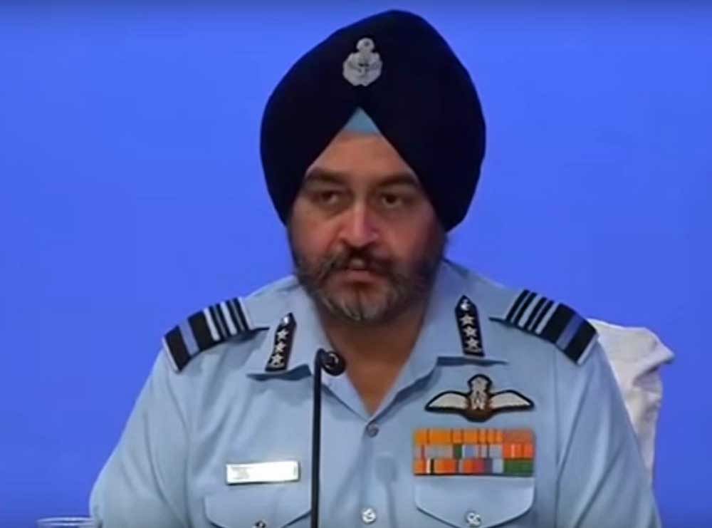 BS Dhanoa also said that the Air Force is ready to take on any challenge during the press conference. File photo.