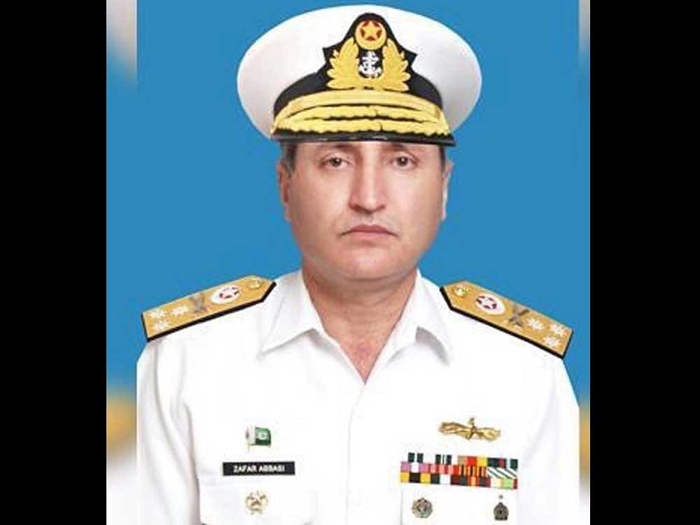 Pakistan's new naval chief Admiral Zafar Mehmood Abbasi. Image Courtesy: Twitter
