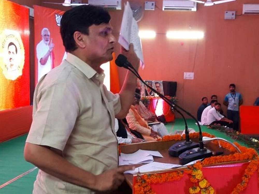Bihar BJP chief Nityanand Rai said that the executive committee also passed political resolution that focused on the prime minister's New India vision and Direct Benefit Transfer scheme among others. Image Courtesy: Twitter