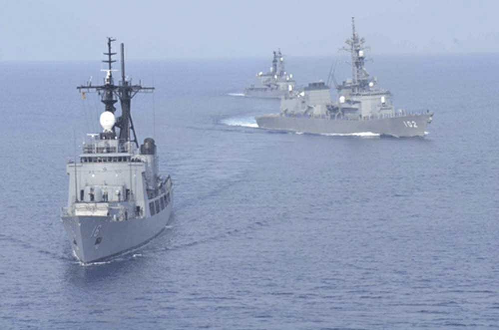 The operation was the latest attempt to counter what Washington sees as Beijing's efforts to limit freedom of navigation in the strategic waters. PTI file photo for representation