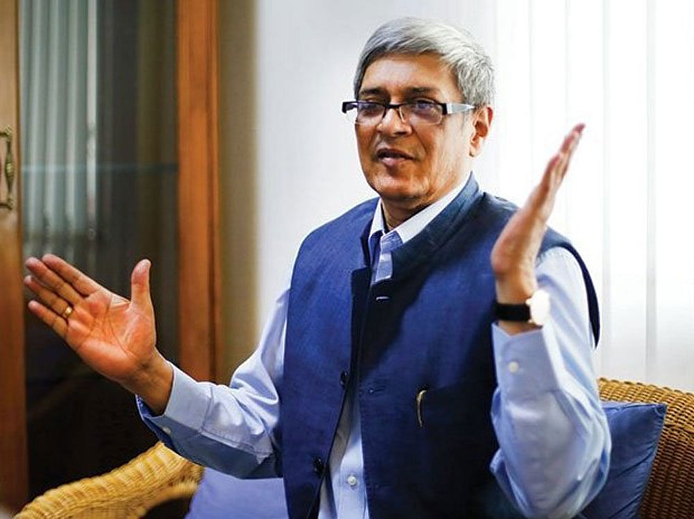 The PMEAC Chairman, Bibek Debroy, warned against deviating from the fiscal consolidation exercise. twitter photo.
