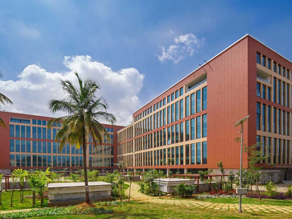 Huawei's campus in Bengaluru. The  20-acre centre was set up in 2015 with an investment of over $150 million.