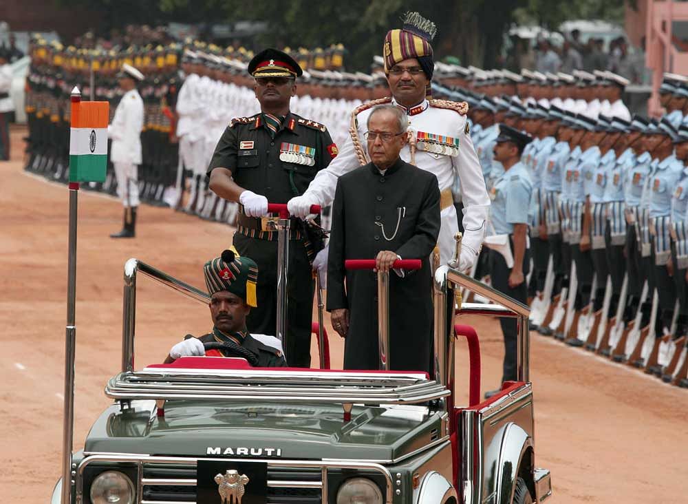 Pranab Mukherjee joined the government as defence minister but that was not his choice. Photo from DH Archives