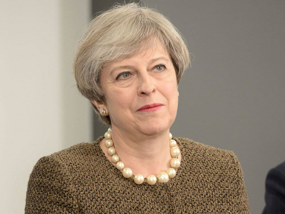 British Prime Minister Theresa May. Reuters file Photo