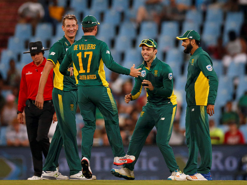 According to the updated ICC ODI rankings, by virtue of South Africa's 104-run win over Bangladesh in the second ODI in Paarl, the Proteas jumped to the top spot, leapfrogging India. reuters file photo