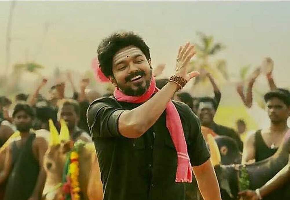Vijay's character is seen openly criticising the GST and healthcare facilities in some of India's government hospitals in his speech.