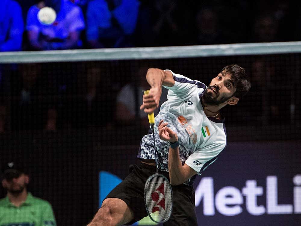 Wong made it 10-13 after the interval but Srikanth showed better anticipation to lead 15-10. Reuters Photo