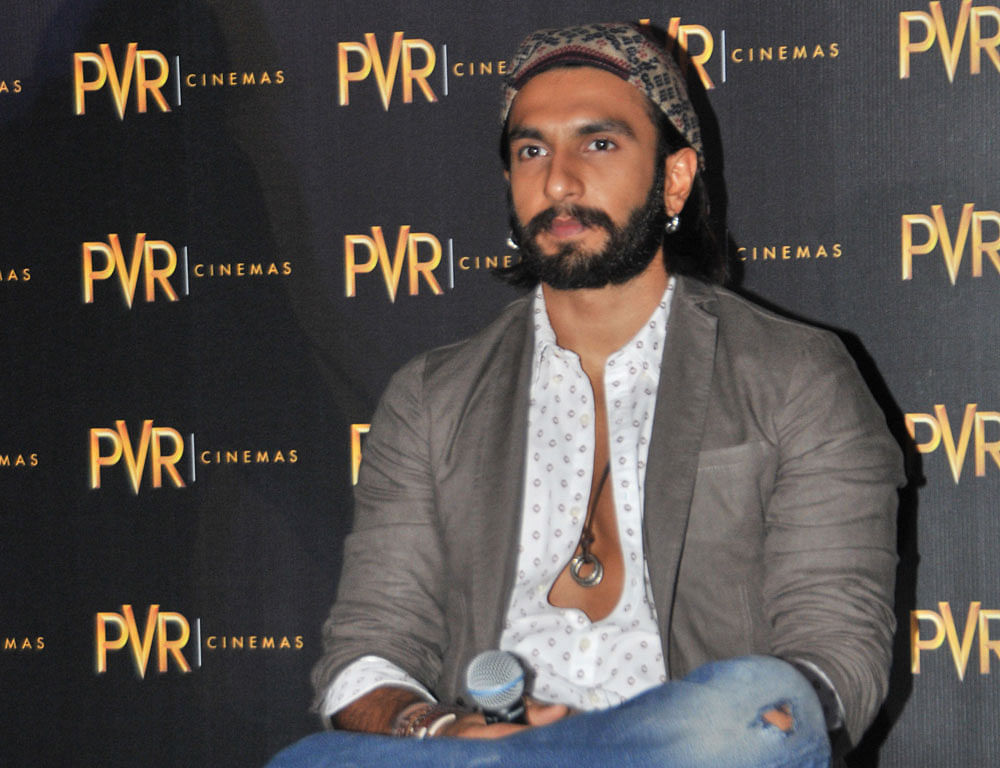 Ranveer Singh will be playing the role of Kapil Dev in '83'. DH file photo.