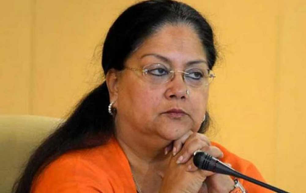 The move comes after Vasundhara held a late-night meeting on Monday with ministers and senior bureaucrats in the face of widespread criticism over the order.