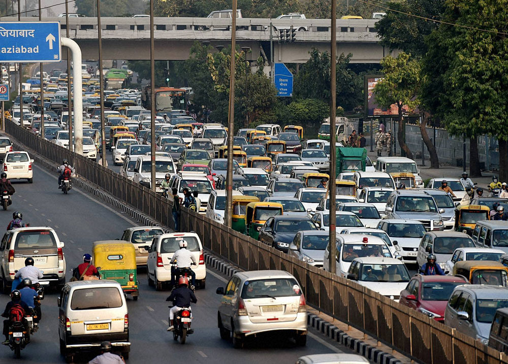The scheme, based on the last digit of the registration number of vehicles, was implemented twice in 2016 - from January 1-15 and April 15-30. PTI file photo
