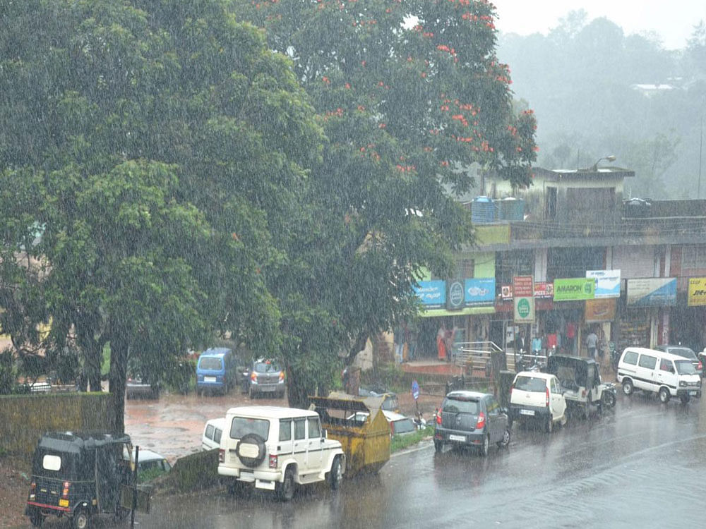 Tamil Nadu received scattered rainfall due to the formation of a trough of a low-pressure area over southeast Bay of Bengal. DH File Photo