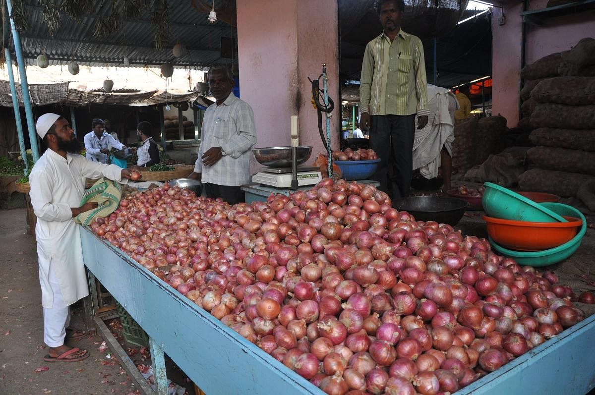 At present, tomato is being sold at Rs 40 to Rs 50 per kg and good quality onion price has crossed Rs 40 per kg.