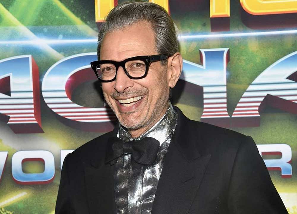 Jeff Goldblum is currently playing the role of The Grandmaster in Thor: Ragnarok. Twitter/MarvelStudios.