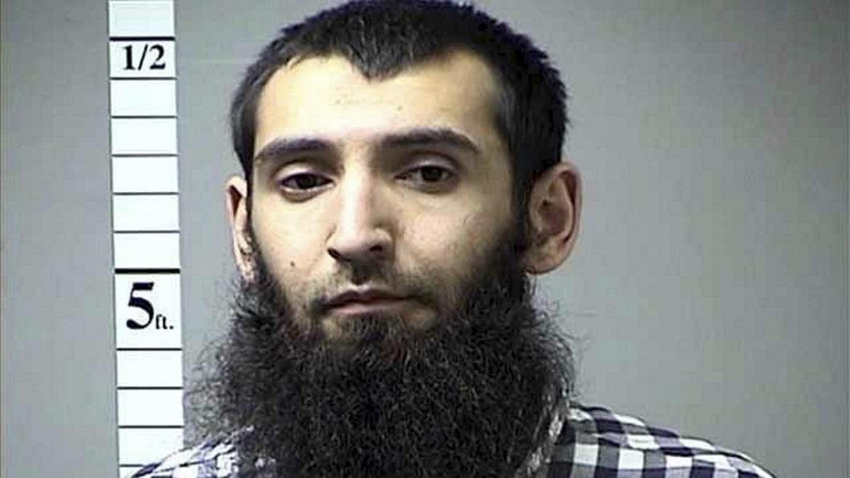 This undated photo provided by St. Charles County Department of Corrections via KMOV shows the Sayfullo Saipov. A man in a rented pickup truck mowed down pedestrians and cyclists along a busy bike path near the World Trade Center memorial on Tuesday, Oct. 31, 2017, killing several. Officials who were not authorized to discuss the investigation and spoke on the condition of anonymity identified the attacker Saipov.AP/PTI