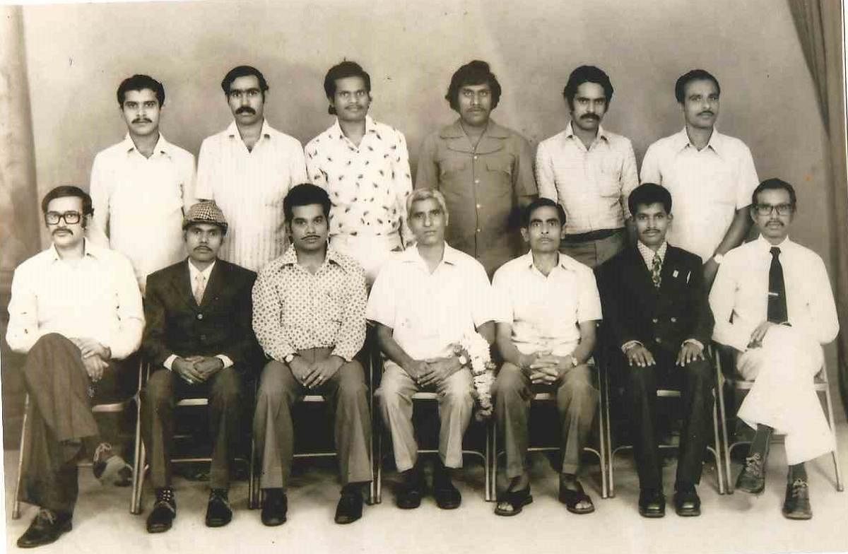 This photograph was taken in 1974 at Hotel Chalukya, Basaveshwara Circle in Bengaluru.